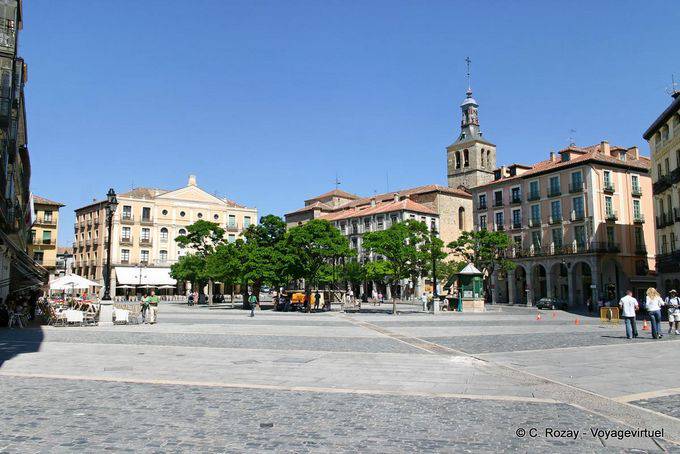 Plaza Mayor, Segovia - Spanien