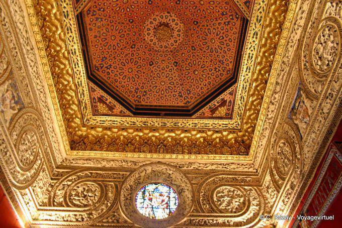 Decke des Thronsaal, Alcazar, Segovia - Spanien