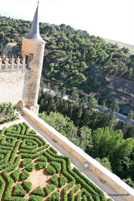 Gärten des Alcazar, Segovia - Spanien