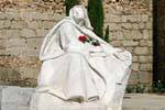 Weiß Statue von Santa Teresa von Ávila, Spanien.