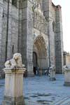 Puerta del Patio Chico, Ávila Cathedral, Spanien.