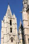 Top of Gothic Linkskurve, Kathedrale León, Spanien.