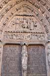 Sainte Marie Blanche, Portada de la Virgen Blanca, Santa Maria de Leon, Spanien.