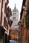 Calle Damaso Merino, León, Spanien.