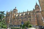 Allgemeine Ansicht der Kathedrale Nueva Platz Anaya, Salamanca, Spanien.