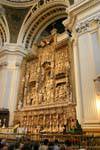 Die Retablo Mayor, Nuestra Senora del Pilar in Saragossa, Spanien.