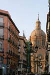 In der Calle Alfonso 1 Aufruf Pilar in Saragossa, Spanien.