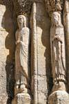 Statuen von Figuren aus dem Alten Testament, Parroquia de San Martin, Segovia, Spanien.
