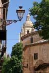 Blick von der Calle Daoiz, Segovia, Spanien.