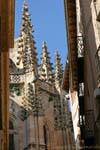 Außerhalb einer der Kapellen, der Kathedrale von Segovia, Spanien.