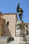 Statue von Juan Bravo, Segovia, Spanien.