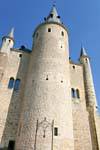 Nordturm des Alcazar von Segovia, Spanien.