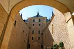 Hof des Alcázar von Segovia, Spanien.