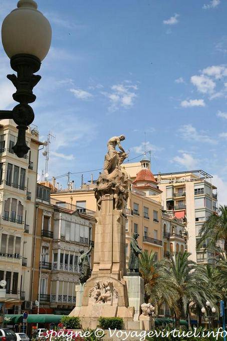 Alicante, Plaza Canalejas - Spanien