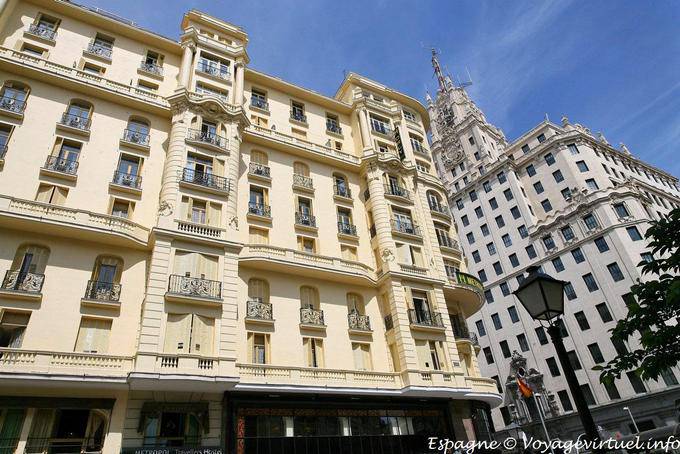 Madrid, Gran Via - Spanien