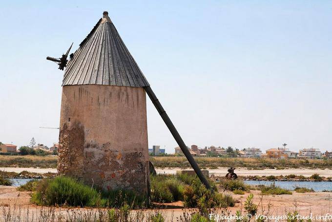 Mar Menor, Ruinen einer Mühle - Spanien