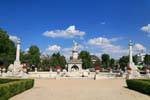 Herkules-Brunnen, Jardin del Parterre, Aranjuez, Spanien.