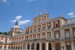 Innenfassade des Palacio Real, Aranjuez, Spanien.