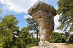 Ciudad Encantada, Valdecabras, riesigen Pilz, Spanien.