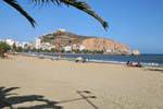Costa Calida, Aguilas Strand, Spanien.