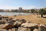 Costa Calida, Aguilas, Strand, Spanien.