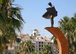Costa Calida, Aguilas, die Mühle und Ikarus, Spanien.