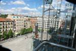 Madrid Atocha Museo Reina Sofia aus dem Aufzug gesehen, Spanien.