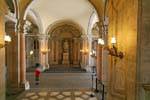 Im Inneren des Palastes, Palacio Real, Madrid, Spanien.