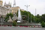Brunnen, die die Göttin Kybele, Cibeles-Brunnen, Madrid, Spanien.