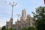 Ein weiterer Blick auf den Palast der Kommunikation, der Plaza de Cibeles, Madrid, Spanien.