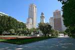 Madrid, Plaza de Espana, Edificio de Espana, Spanien.