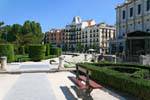 Madrid, Plaza de Oriente, Ruhe und Wollust Luxus, Spanien.