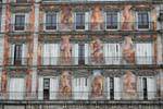 Madrid, Plaza Mayor, Wandbilder, Spanien.