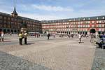Madrid, Plaza Mayor, Gesamtansicht, Spanien.
