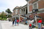 Geben Sie den Prado Nationalmuseum in Madrid, Calle Felipe IV Seite, Spanien.