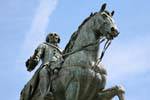 Denkmal für König Carlos III, der Puerta del Sol, Madrid, Spanien.