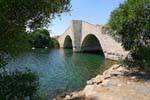 Mare Menor, La Manga, alt alte Brücke, Spanien.