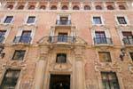 Murcia, Santander Fassade, Spanien.