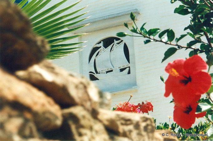 Marble Segelboot, Tinos - Griechenland