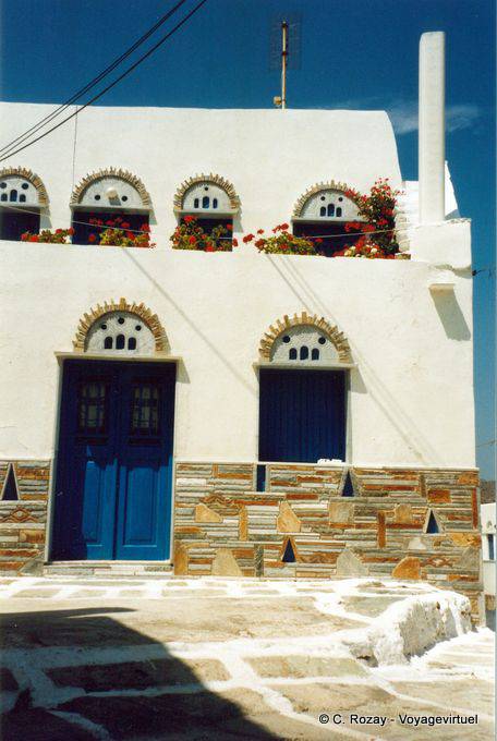 Tinos, typisch für die lokale Architektur - Griechenland