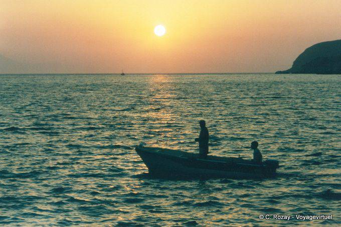 Anafi am Abend Abendlicht - Griechenland