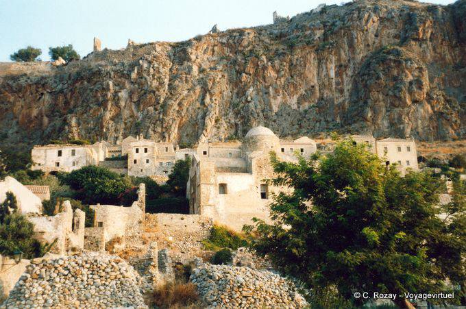 Monemvassia fortifiéee Stadt - Griechenland