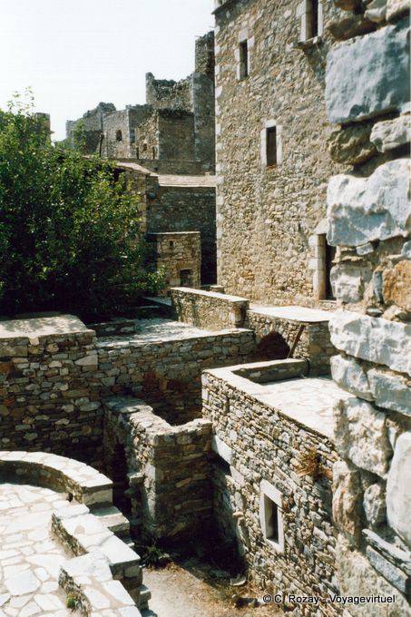 Terrassen und Übergang in Monemvasia - Griechenland