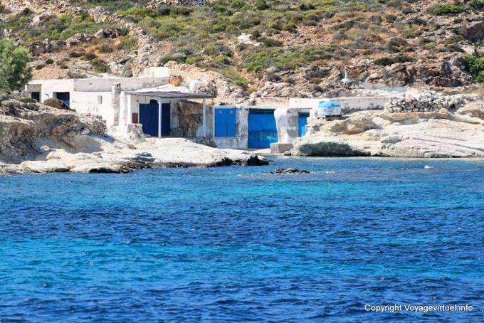 Kimolos, Mini-Hafen Zuflucht - Griechenland