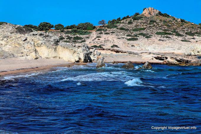 Meer von Farben und Fels Mytakas Milos - Griechenland