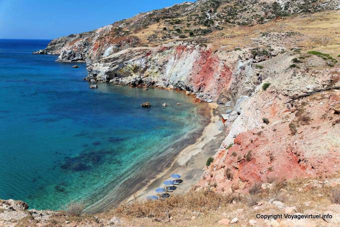 Milos, Paleohori Pebble Beach - Griechenland