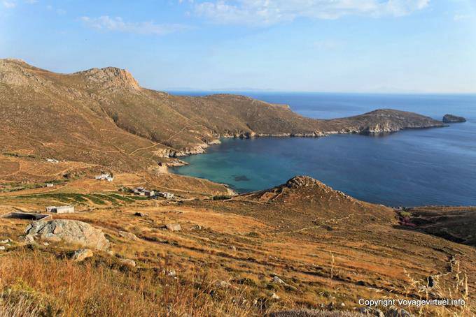 Serifos, Kalo Ambeli, Blick auf die Bucht - Griechenland
