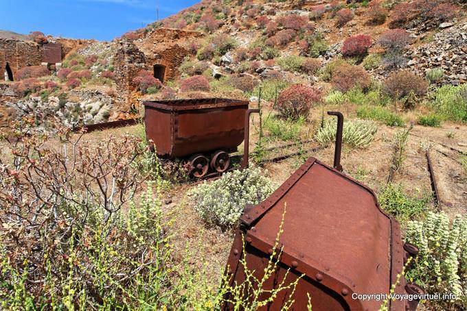 Serifos, Megalo Livadi, Anhänger Mine - Griechenland