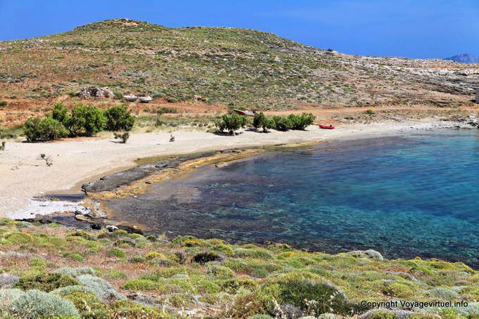 Serifos, Strand Platis Gialos - Griechenland