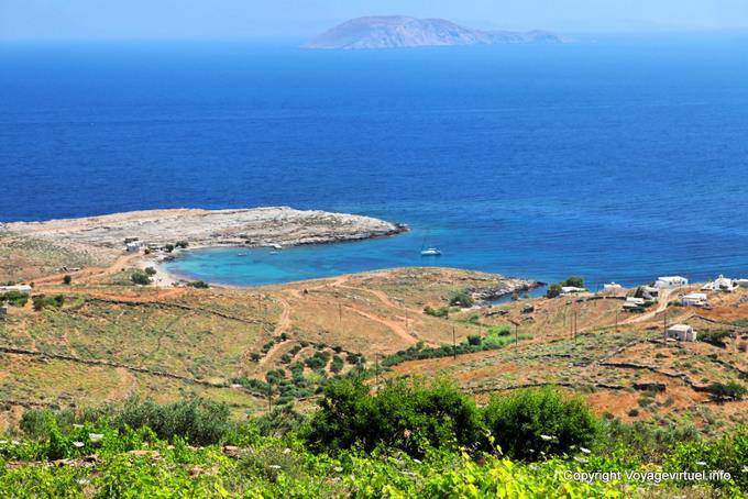 Serifos, Platis Gialos, Panoramablick - Griechenland